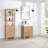 Moana Solid Wood Linen Cabinet-1595523719