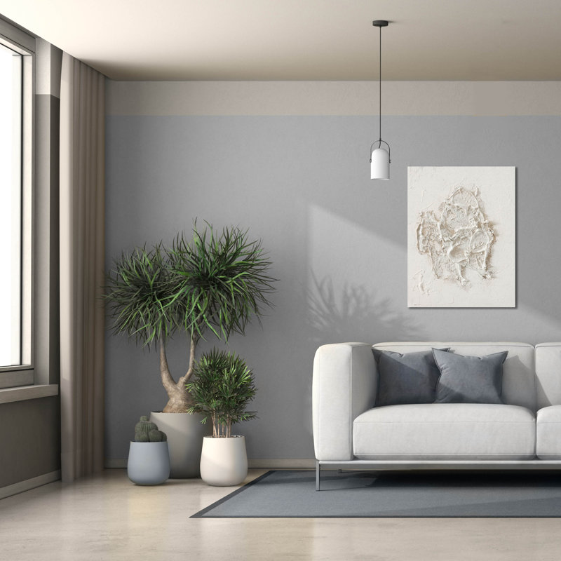  «White Beach» par Design Fabrikken, art mural sur toile, H 34 po x l 26 po