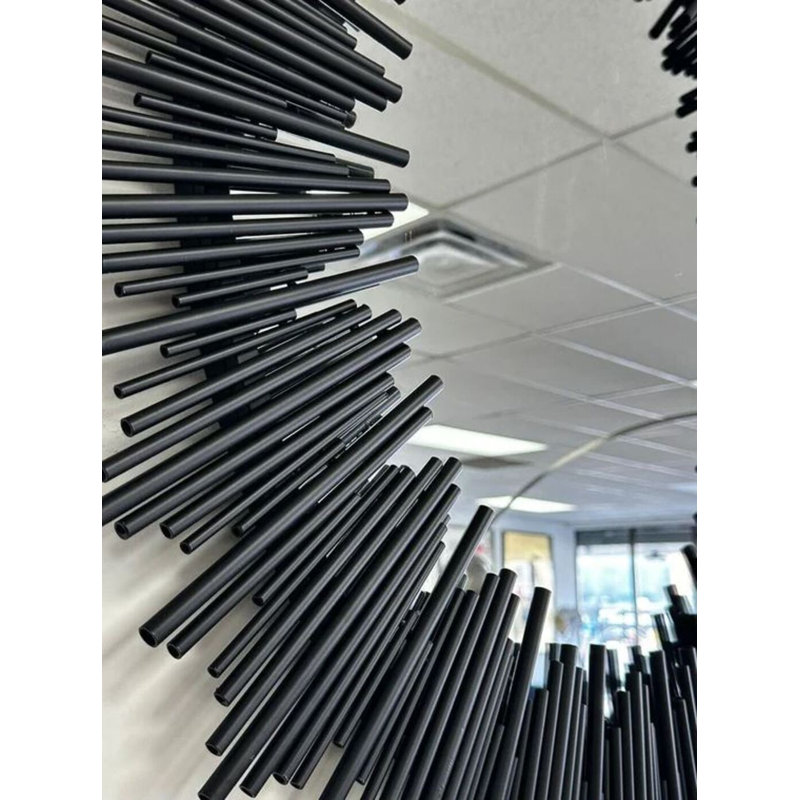 Angola Wall Mirror, Black