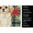 Cream Tibetan Spaniel Christmas PoinsettIas Kitchen Towel-2080584055