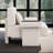 Mid-Century Modern Oversized Armchair with Built-in Table and Hidden Storage-1780494598