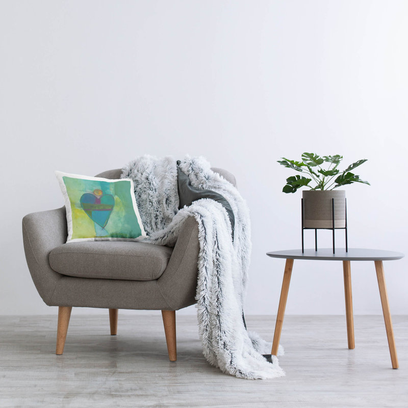 Polyester Throw Square Pillow Cover & Insert