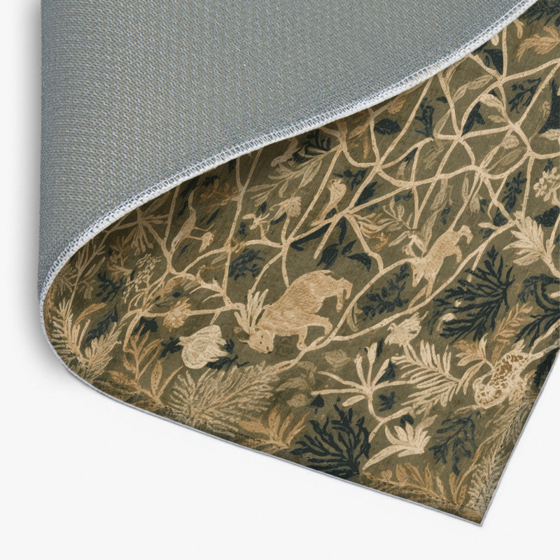 Tapis d'intérieur et d'extérieur brun Nature