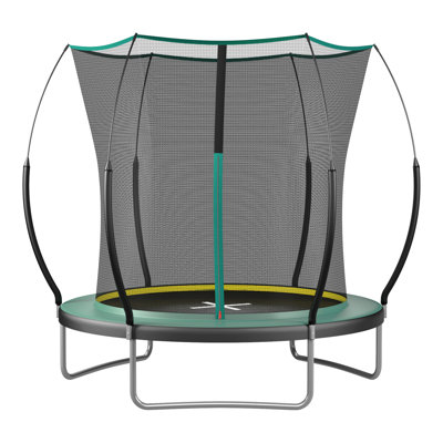 YC 8FT Springfree No Gap Trampoline- Green
