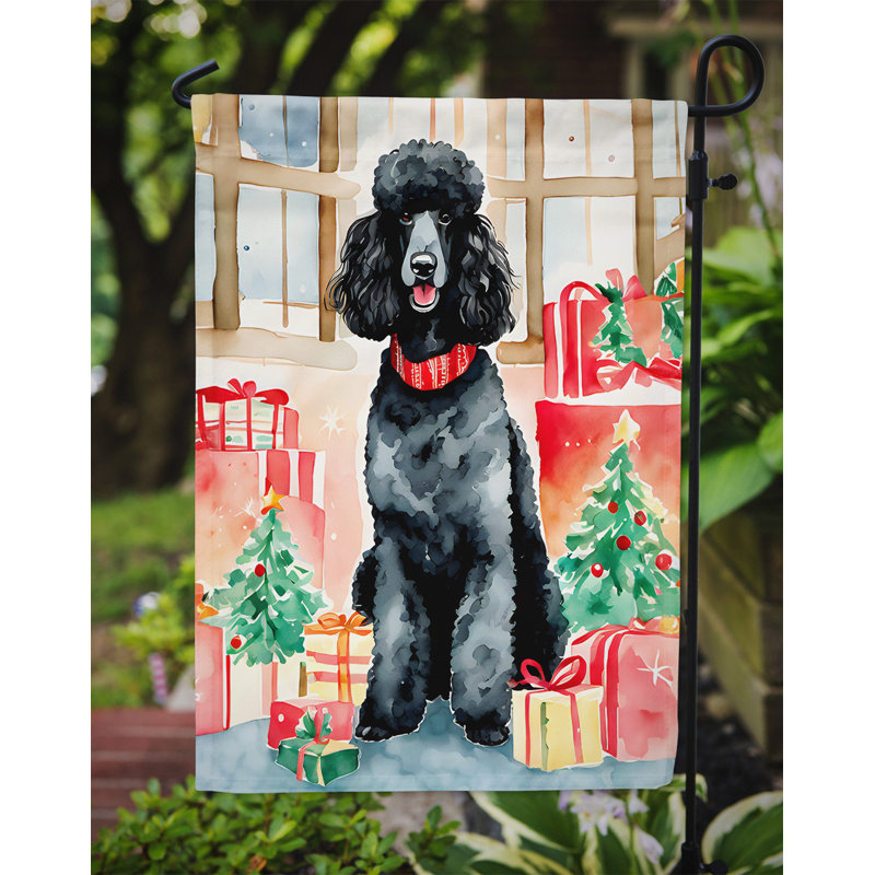Double Sided Polyester Christmas, 15.5" H x 11.25" W