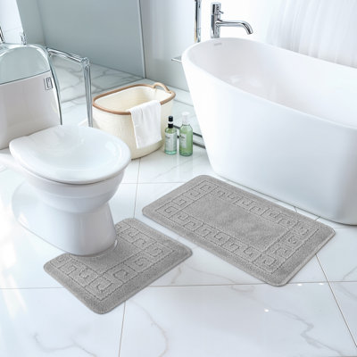 Machine Woven Light Grey Rug