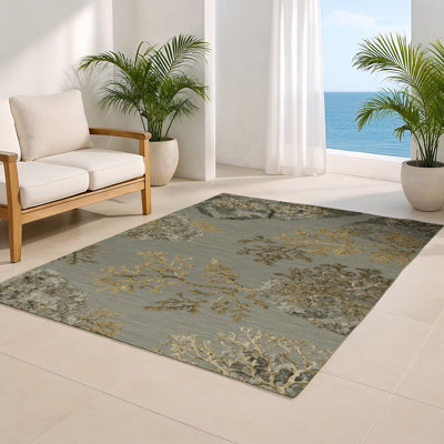 Nature Brown Indoor and Outdoor Area Rug
