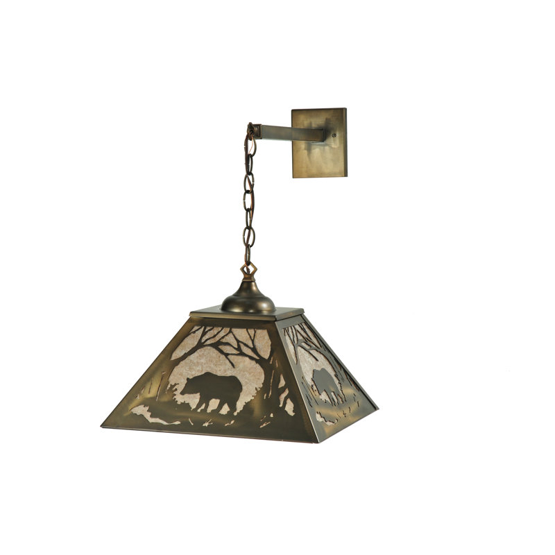 Rustic Lodge 1 - Light Armed Sconce