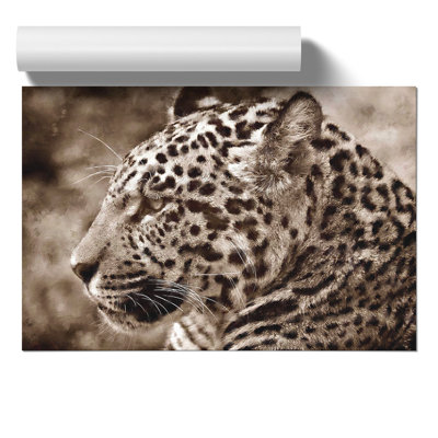 Jaguar Painting - Frameless Print