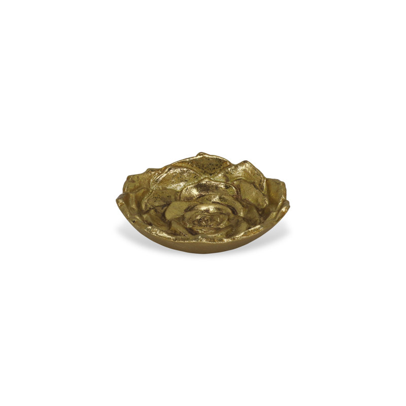 Figurine Weyer Lotus, H 1,25 po x l 5,25 po x P 5,25 po