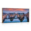 Ensemble d'une toile murale « Reflet de paysage urbain »-129069643-129069639