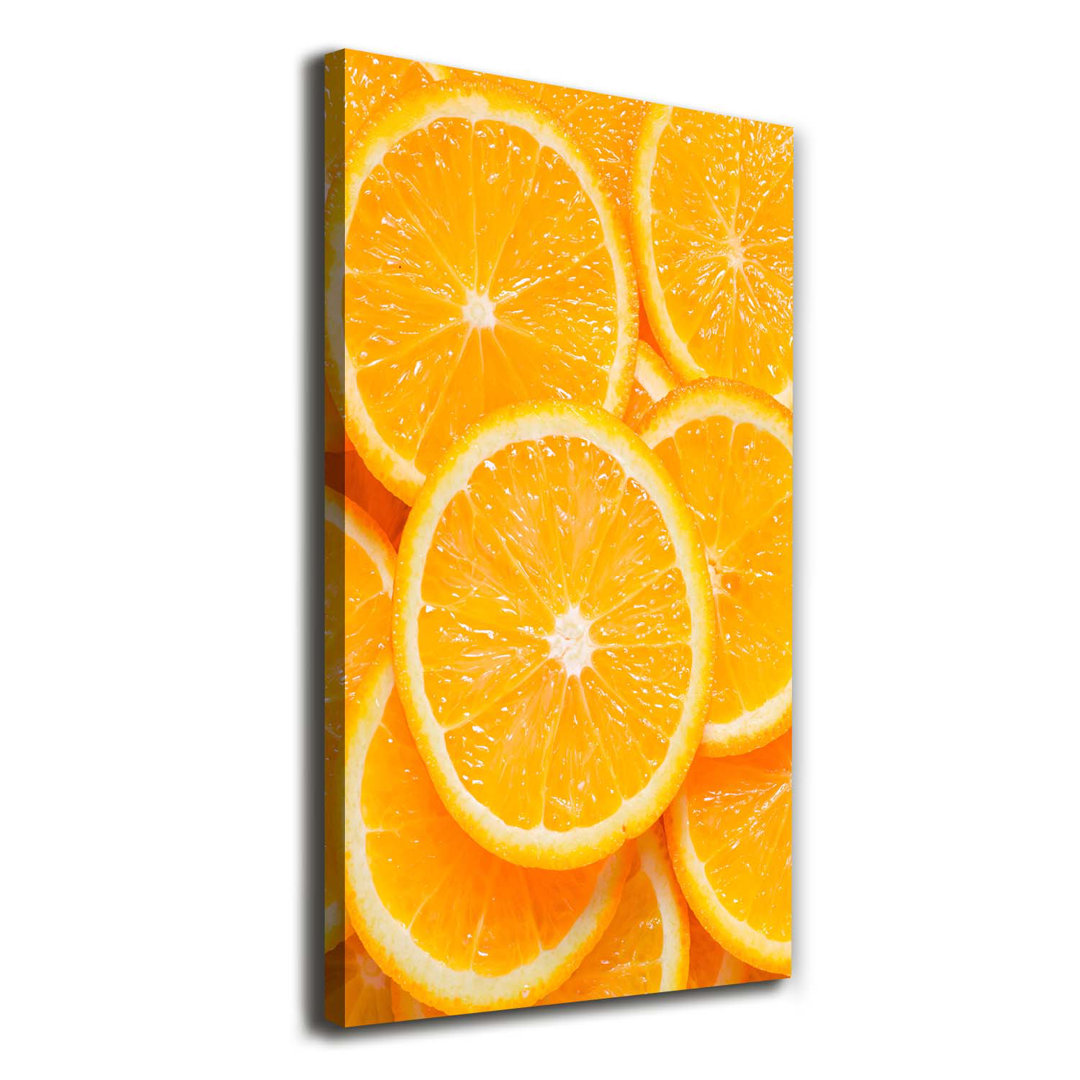 Orangenscheiben - Kunstdrucke auf Leinwand - Wrapped Canvas