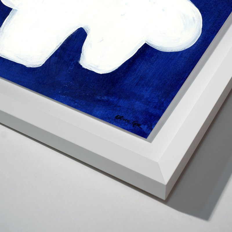 Santana VII Shadowbox Abstract Print by Oliver Gal, Black Frame, 16 x 20, 37.5"H x 31.5"W, White Frame