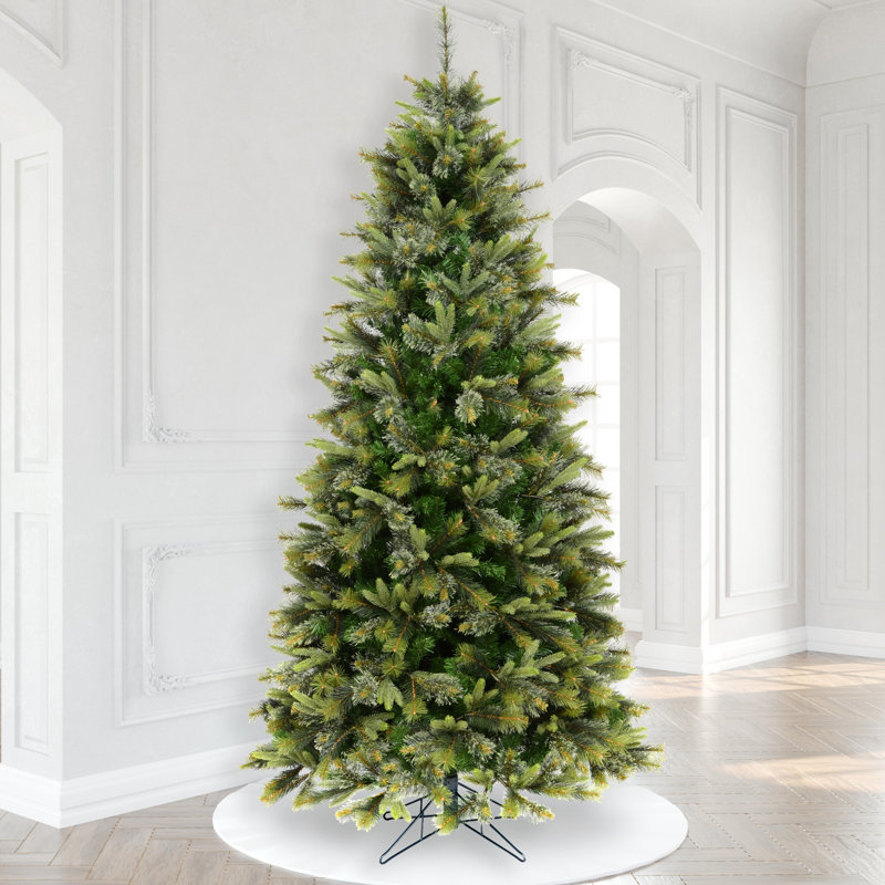 Cashmere 9.5' Green Artificial Christmas Tree, 9.5' H, Unlit