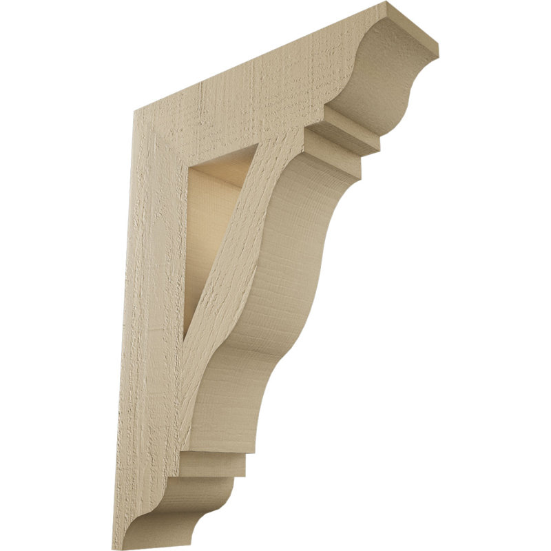 Support en bois de cèdre brut Funston Traditional, H 28 po x l 5,5 po x P 20 po