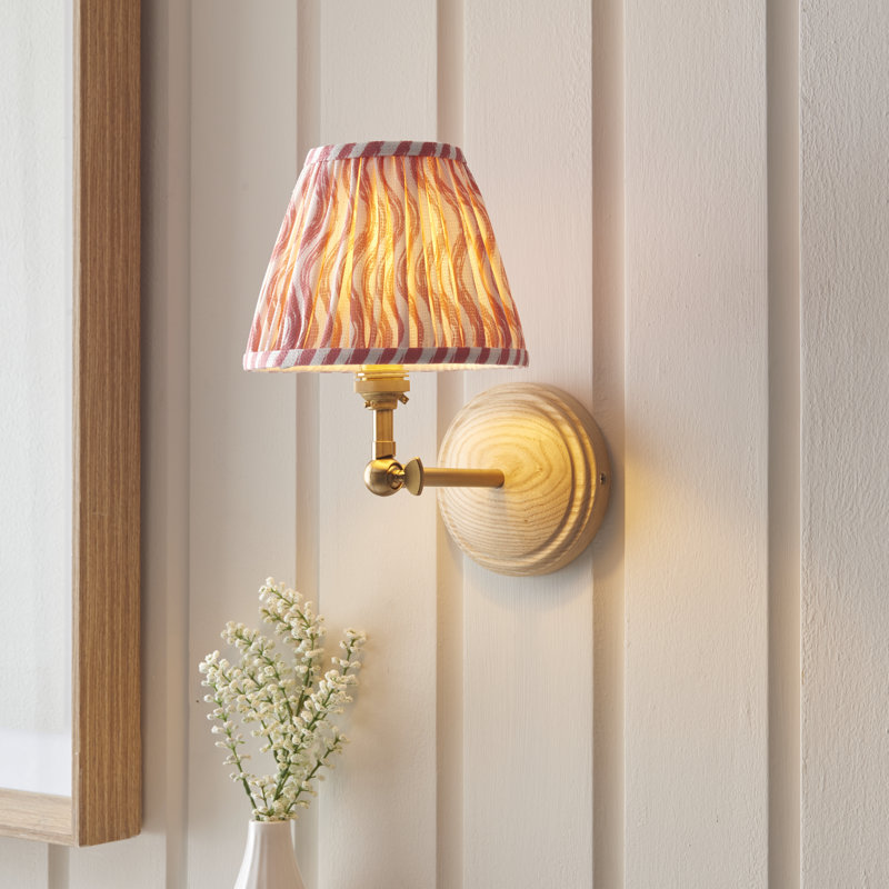 Wood Wing Armed Sconce