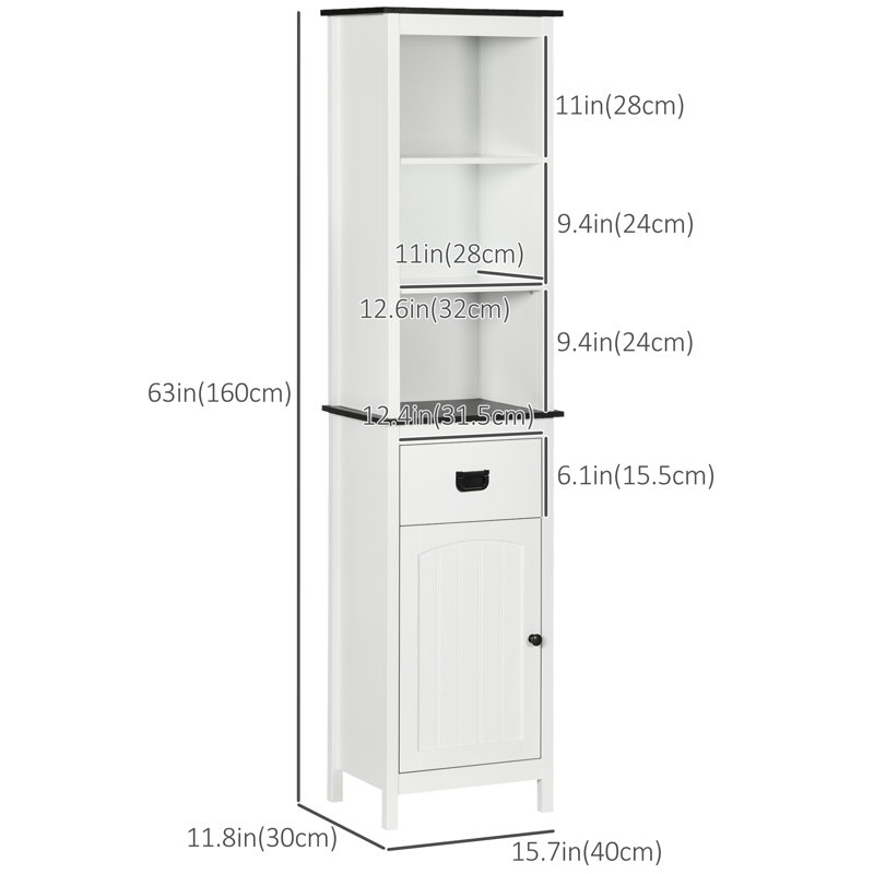Armoire à linge autoportante Loretta