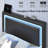 Upholstered Platform Bed with 4 Large Storage Drawers, RGB LED lights, Charging Station, Adjustable Headboard, Easy Assembly-441463679-441463677