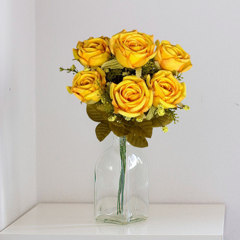 Faux fleurs artificielles pour la maison, B