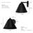 Hunter Aeronaut Rustic Modern Metal Cone Outdoor Small Wall Light