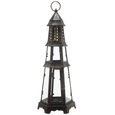 24'' H Metal Tabletop Lantern