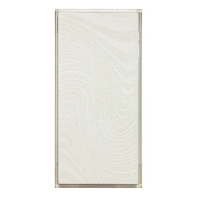 Sagebrook Home 24X50 Whitehaven Acrylic Frame Handpainted Wall Art