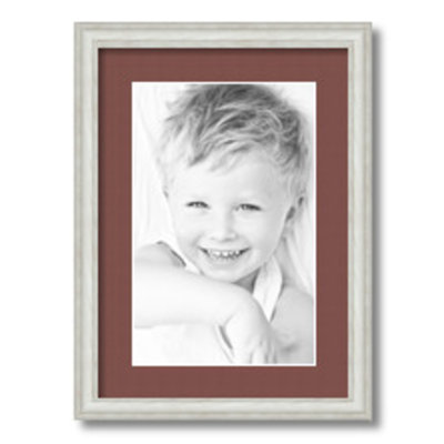 Wood Matte Picture Frame with Mat