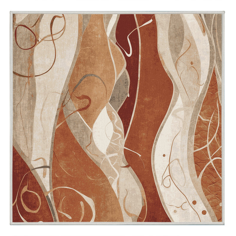 Glimmer Trail Rug, Square 5'