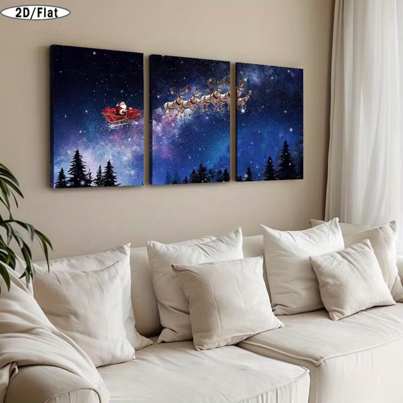 3 Piece Wrapped Canvas Print