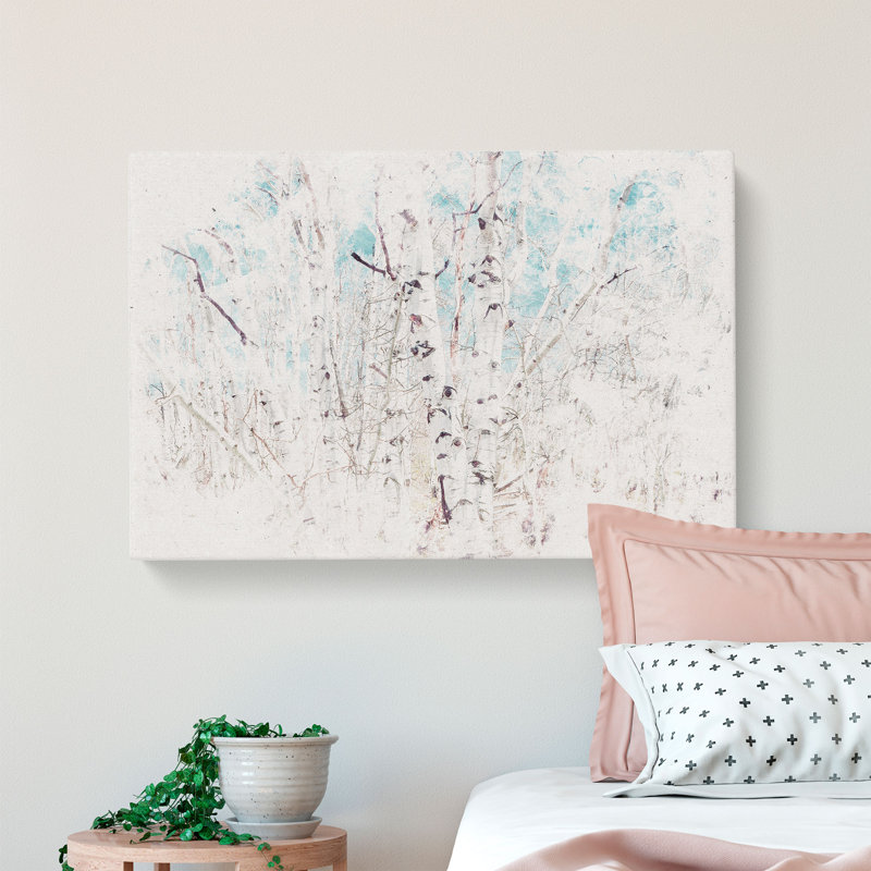 Birch Trees In Utah - Wrapped Canvas, 35cm H x 50cm W x 3cm D