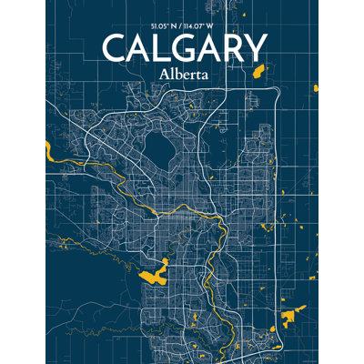 " Calgary City Map "