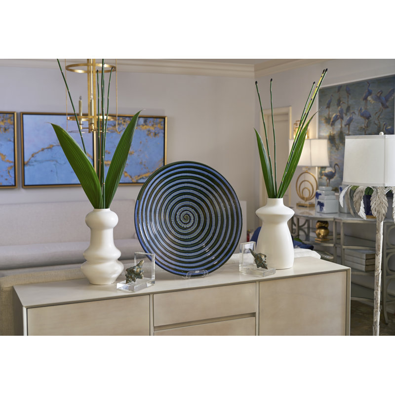 Swirl Ceramic Decorative Plate