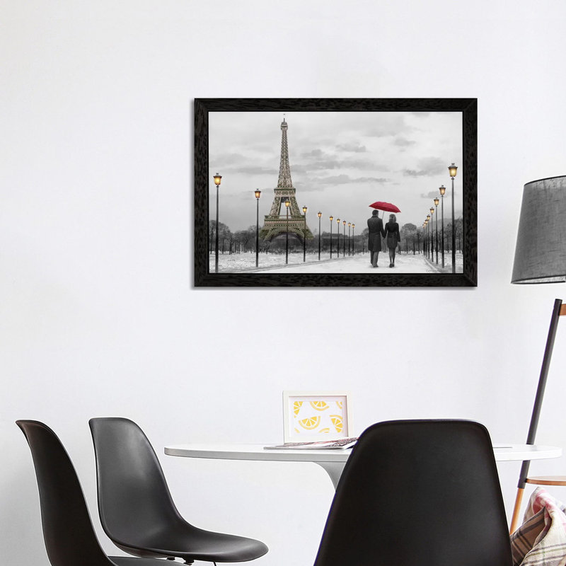 1 Piece Wall Art on Canvas, 101.6 cm H x 66.04 cm W, Black Framed