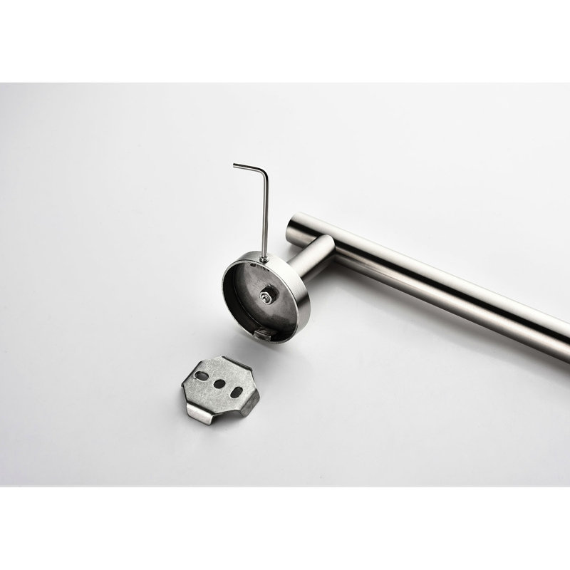 Brushed Nickel Bathroom 3 Hardware, Stainless Steel, Modern Decoration, Scratch-, Rust-, Easy To Install Way Hardware  3 , Design, Simple Installation Manner