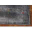 Tapis tribal gris Gabbeh en laine gris 4 x 6