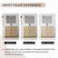 Meuble-lavabo autoportant avec lavabo en résine, portes d'armoire à fermeture en douceur-491567455