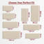 Aspire Homeware Cream Shaggy Area Rug Soft Plush Indoor Carpet-172100596
