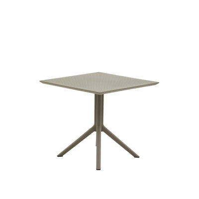 Merlyn 0cm H Slat Back Stacking Side Chair in Tortora