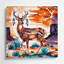 «Southwestern Animals», art mural en métal brun 19-853402284