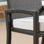Chaise de terrasse avec coussin Alizee