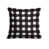 Tissu écossais noir / blanc 3 sélectionné