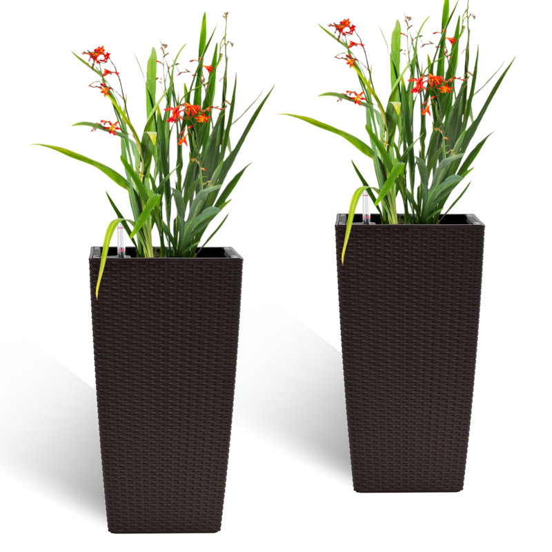 Jardinière carrée pour l'intérieur ou l'extérieur