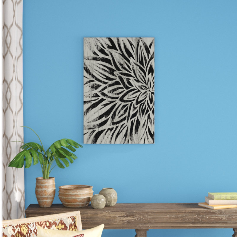 Barnwood Bloom I - Painting Print, 91cm H x 61cm W, Wrapped Canvas