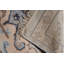 Blue Hand-Knotted Wool Framed Medallion Geometric Modern Contemporary Carpet Rug-1149375989