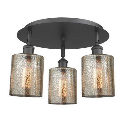 Dublin Glass Semi Flush Mount