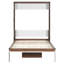 Lit escamotable avec bureau escamotable Murphy-1204676768