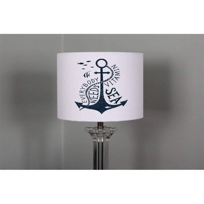 Drum Cotton Lamp Shade ( Uno ), 25cm H x 40cm W x 40cm D
