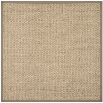 Lasone Natural Gray Seagrass Rug