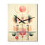 Horloge murale rétro géométrique Gentle Harmony-99636324