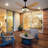 56"  5 - Blade LED Smart Standard Ceiling Fan with Remote Control and Light Kit-605570436